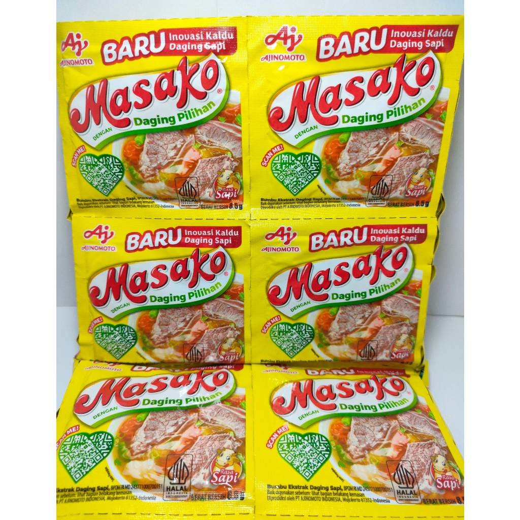 Jual (36pcs) MASAKO SPESIAL RASA SAPI KALDU MASAKO RASA AYAM SAPI ...