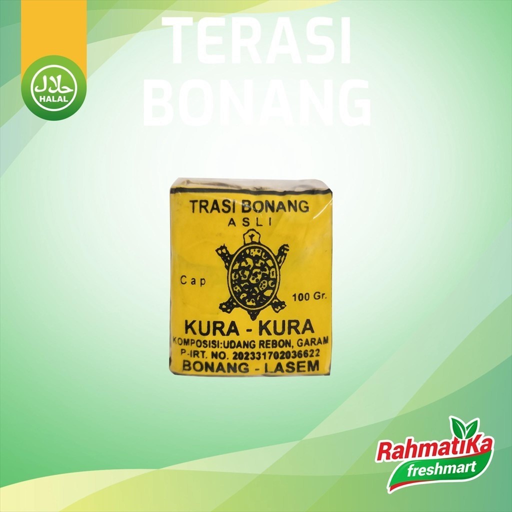 Jual Terasi Bonang Asli / Trasi Bonang Cap Kura-Kura 100 Gr | Shopee ...