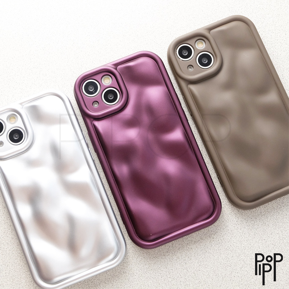 Jual NEW COLOR Bumpy Metallic Matte Silicone Case | Shopee Indonesia