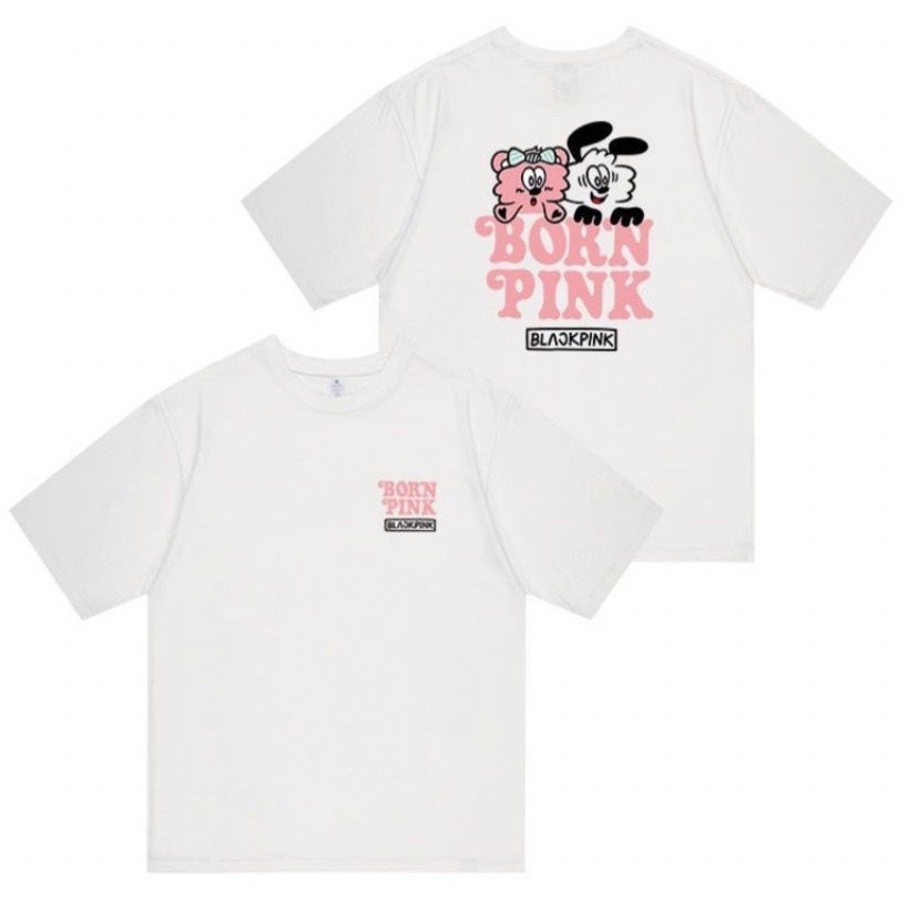 Jual Verdy x BLACKPINK Born Pink Oversize T-shirt (Amex