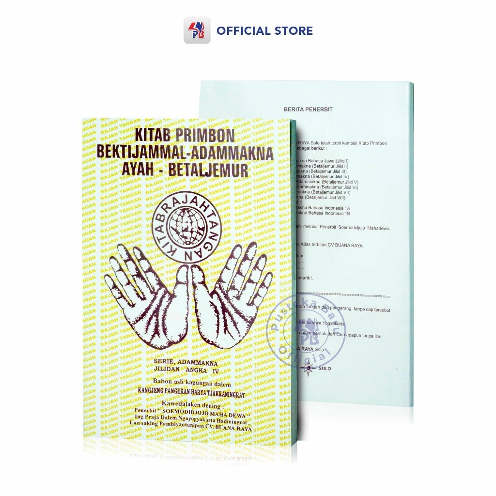 Jual Buku Primbon Jawa Lengkap : Kitab Primbon Bektijammal Adammakna ...