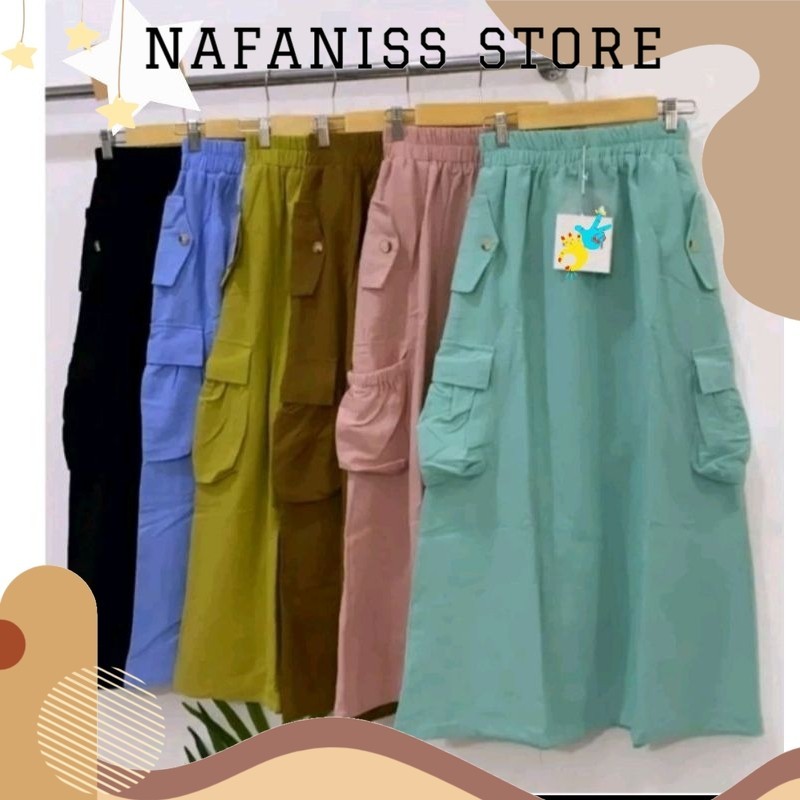 Jual ROK CARGO CRINKLE AIRFLOW JUMBO LINGKAR PINGGANG 105 CM PANJANG 95 ...