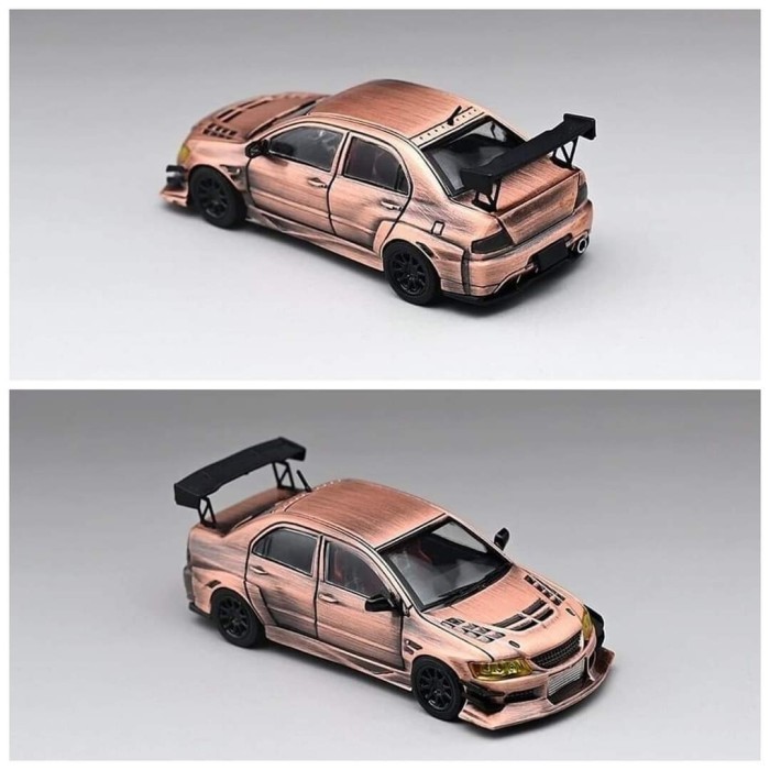 CM Model 1:64 Lancer Evo IX Voltex Rosso: Mini Auto JDM In Metallo Pressofuso, Edizione 2023 - Foto 2
