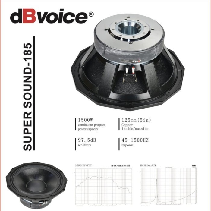 Jual Speaker Component dB Voice Supersound 185 Original Transducer ...