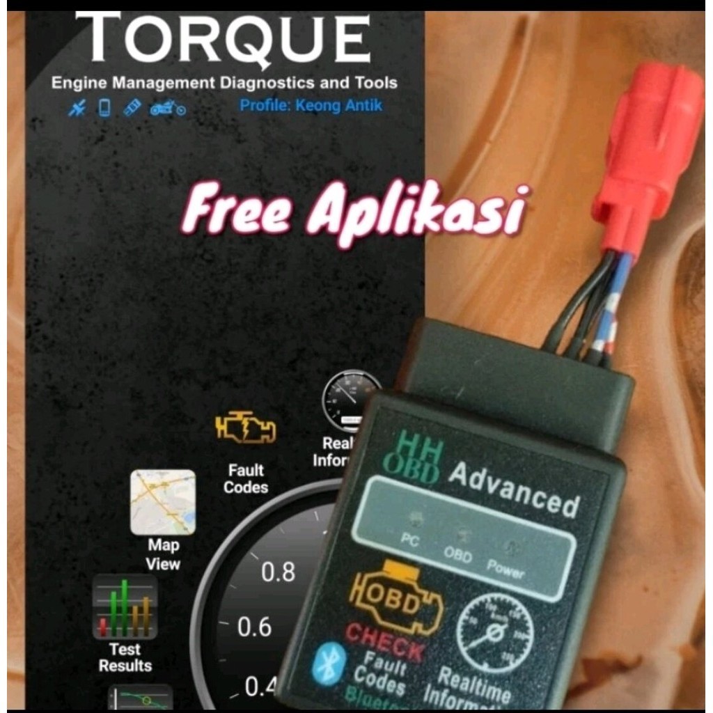 Jual Advance Scanner Motor Injeksi OBD2 dengan konektor Euro5 original ...