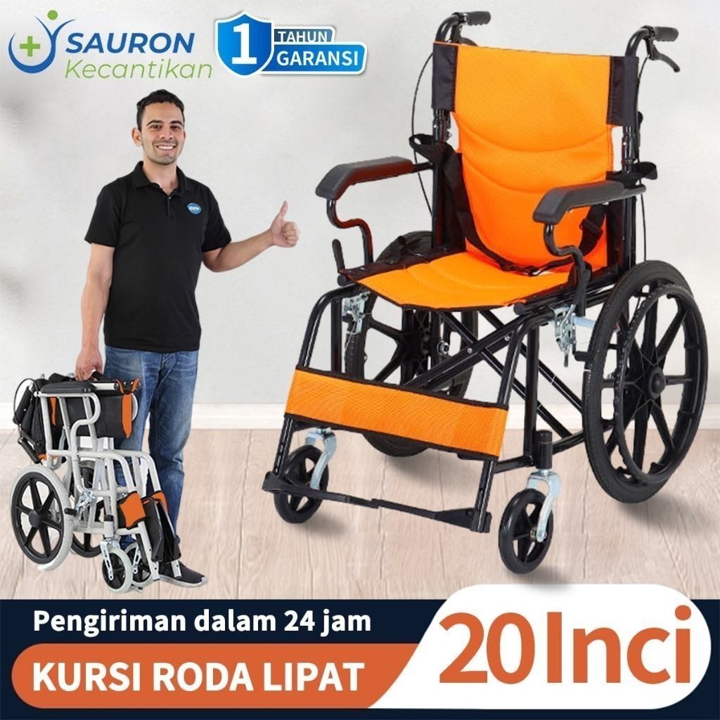 Jual Sauron Kursi Roda Standard Rumah Sakit Traveling Wheelchair