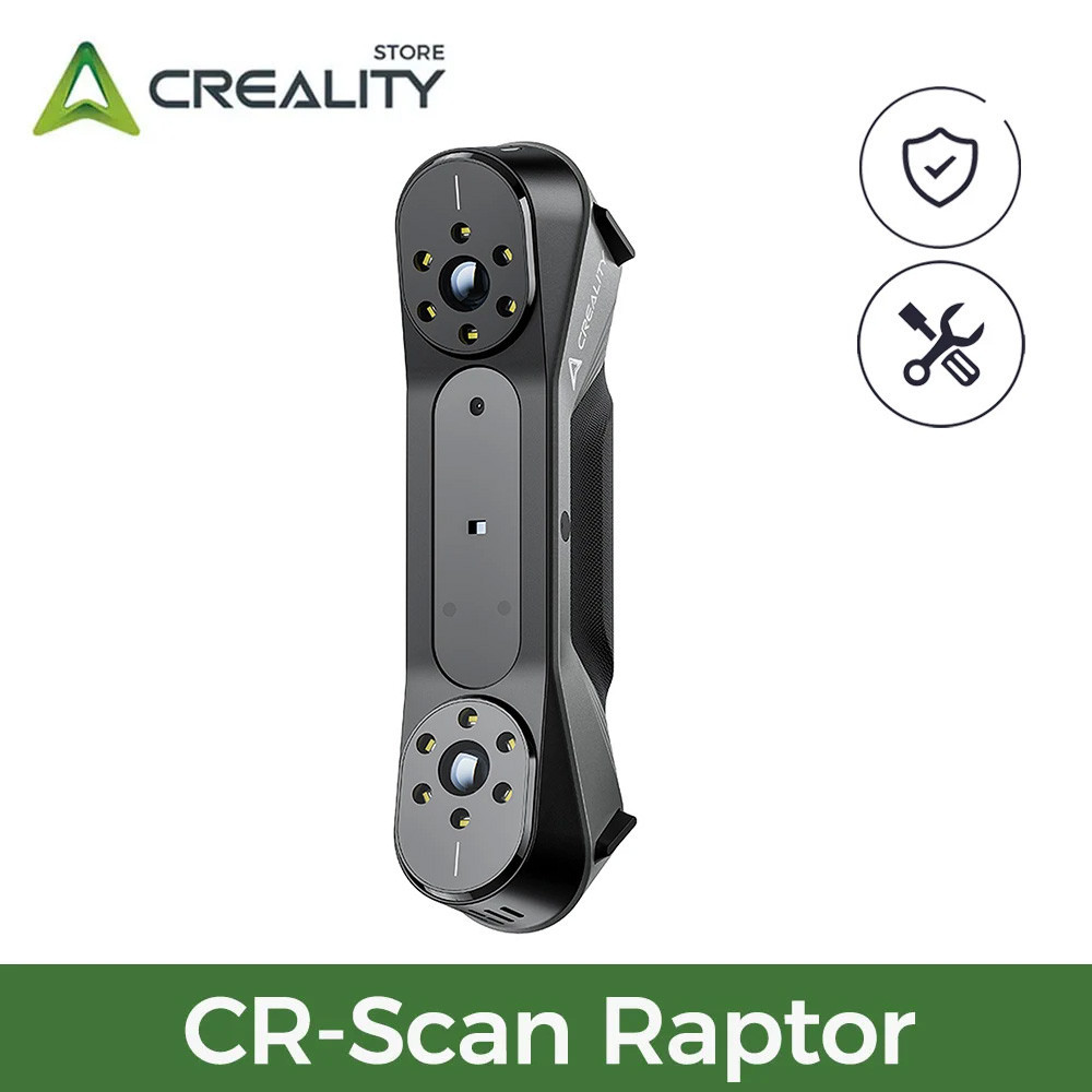 Scanner 3D Creality Raptor - Precisione 0.02 Mm, Luce Blu, Per Windows/Mac