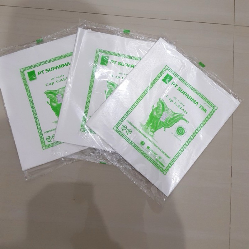 Jual [LF] kertas laminasi nasi | paper rice ayam goreng | kertas ...