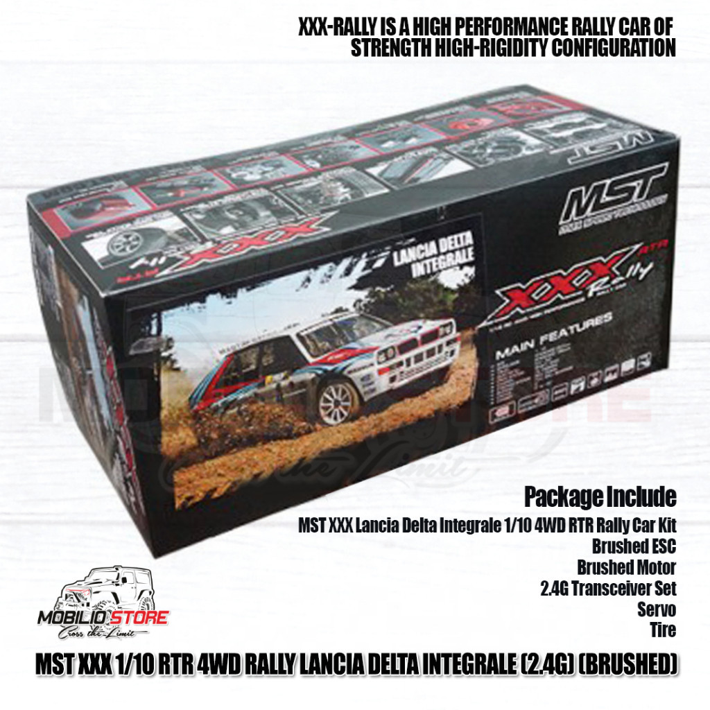 Jual MST XXX 1 10 RTR 4WD Rally Lancia Delta Integrale 2 4G  