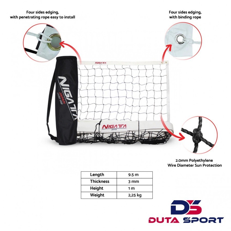 Jual Net Voli Volley NIGATA Original | Shopee Indonesia