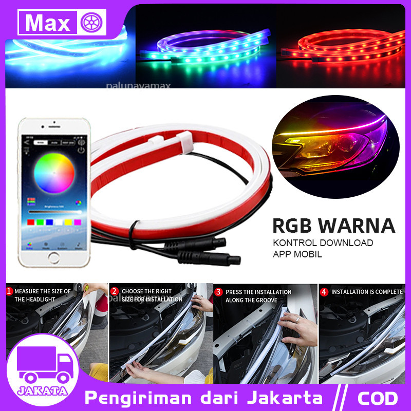 Jual Lampu Led Drl Alis Flexibel Wrgb App 30 60 Cm Welcome Rgb Matrix