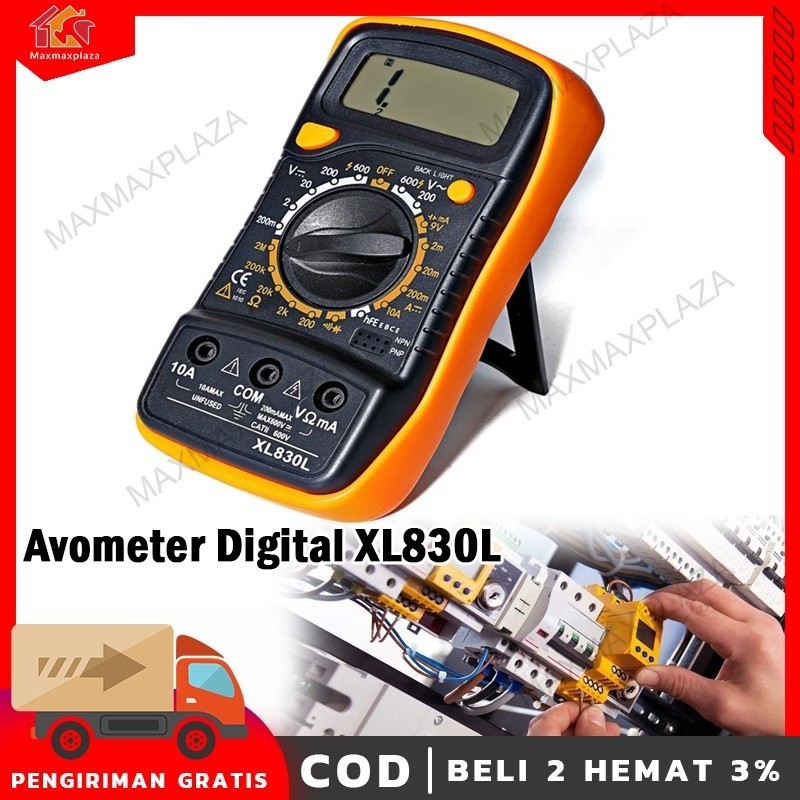 Jual [cod]Mini Multimeter Digital AC/DC Voltage Tester / Multitester ...