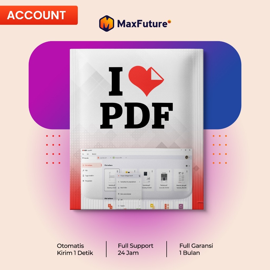 Jual [1tahun] iLovePDF | iLovePDF premium | i Love PDF | i Love PDF ...