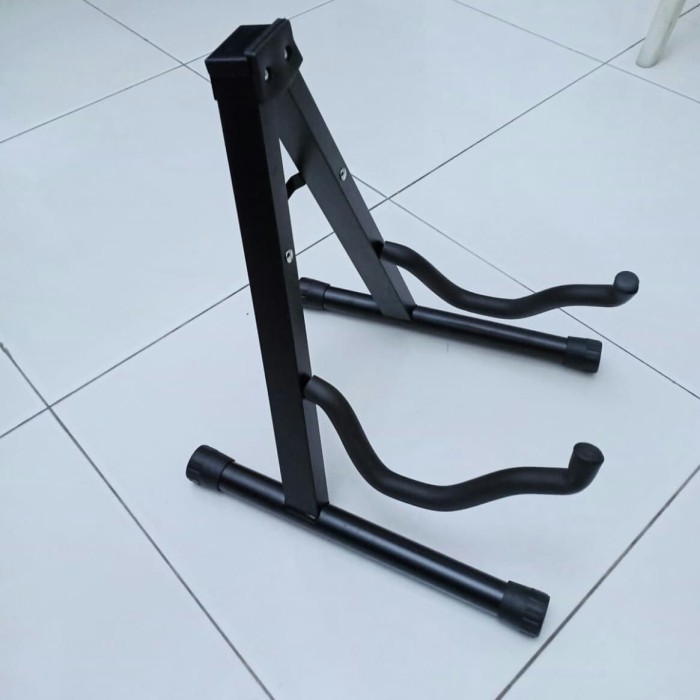 Jual Stand gitar stand bass stand biola besi coating haluls warna hitam ...