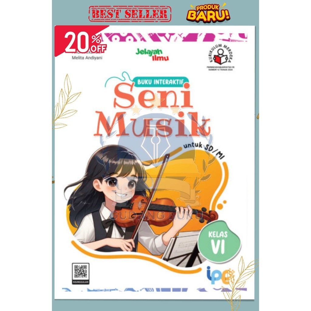 Jual Buku Paket Interaktif Seni Musik Kelas Vi Sd Mi Kurikulum Merdeka Intan Pariwara Tahun