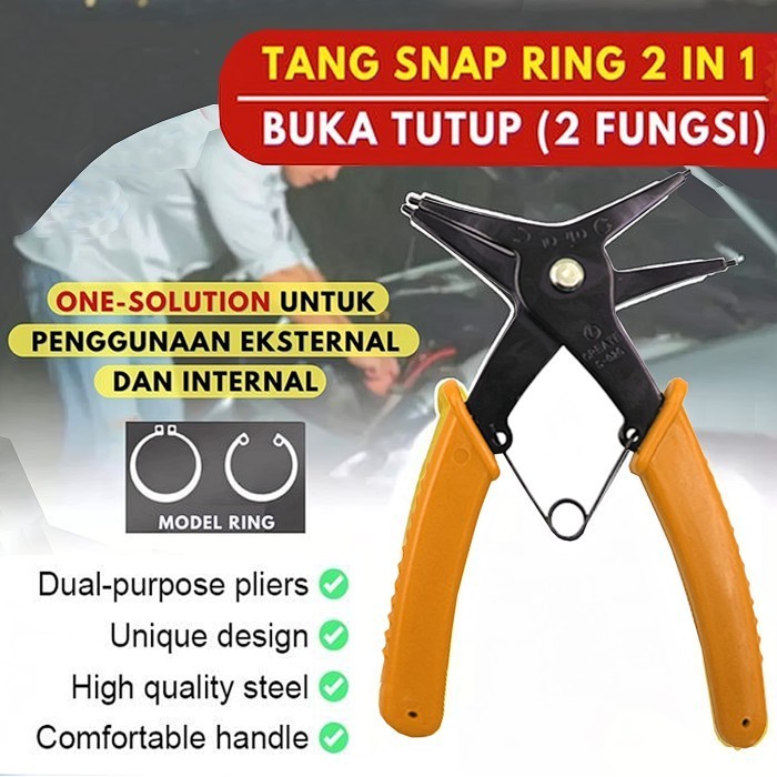 Jual Tang Snap Ring Sepi Spi Spie Circlip Pliers 4 Way Type Buka Tutup ...