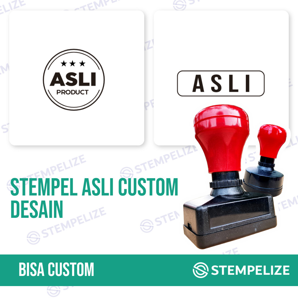 Jual Stempel Asli Custom Desain | Shopee Indonesia