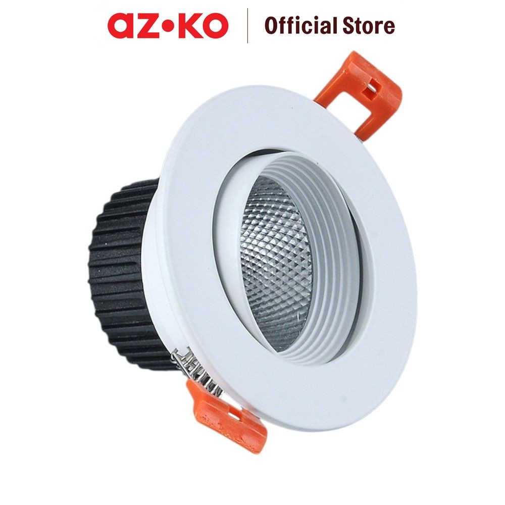 Jual AZKO Krisbow Lampu Downlight Led Adjustable 3Cct 36D Lampu Sorot ...