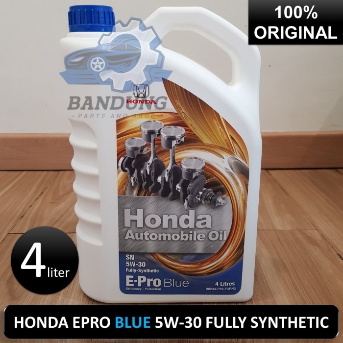 Jual Oli Mobil Honda E-Pro Epro Blue 5W-30 SN GF-5 4 LITER | Shopee ...