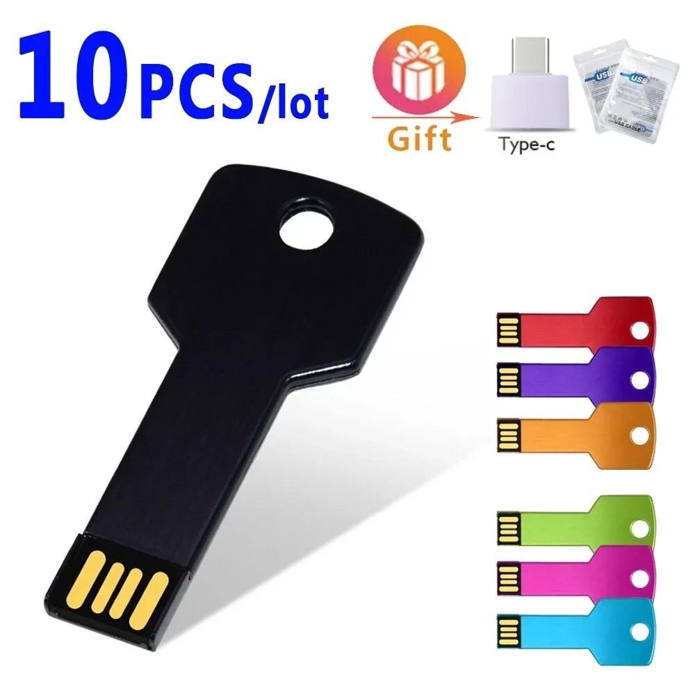 Jual 10PCS/LOT Custom Photo Metal Pendrive Key USB Flash Drive 2.0 4GB ...