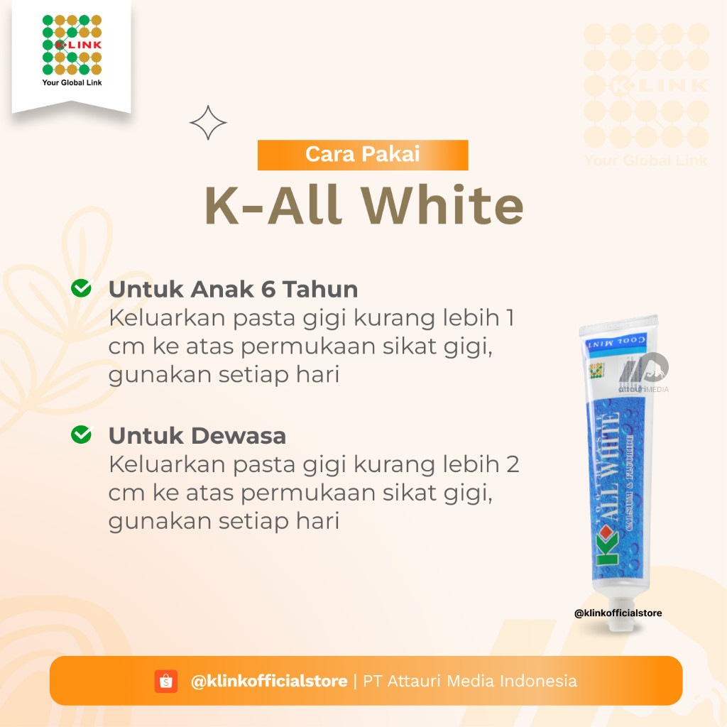Jual Pasta Gigi K-All White K-Mu'min Toothpaste K Mu Min Mukmin Mumin ...