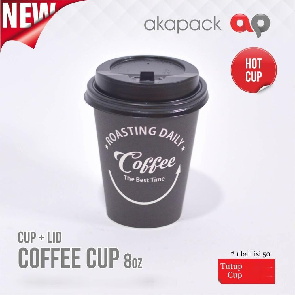 Jual Paper Hot Cup 8oz / Cup Coffee gambar | Shopee Indonesia