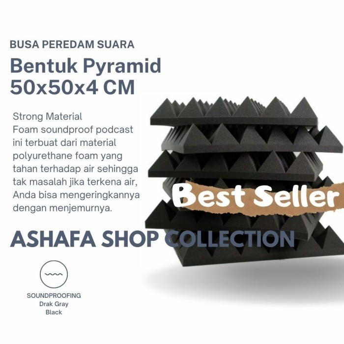 Jual BUSA PEREDAM SUARA BENTUK PYRAMID 50x50x4 CM | Shopee Indonesia
