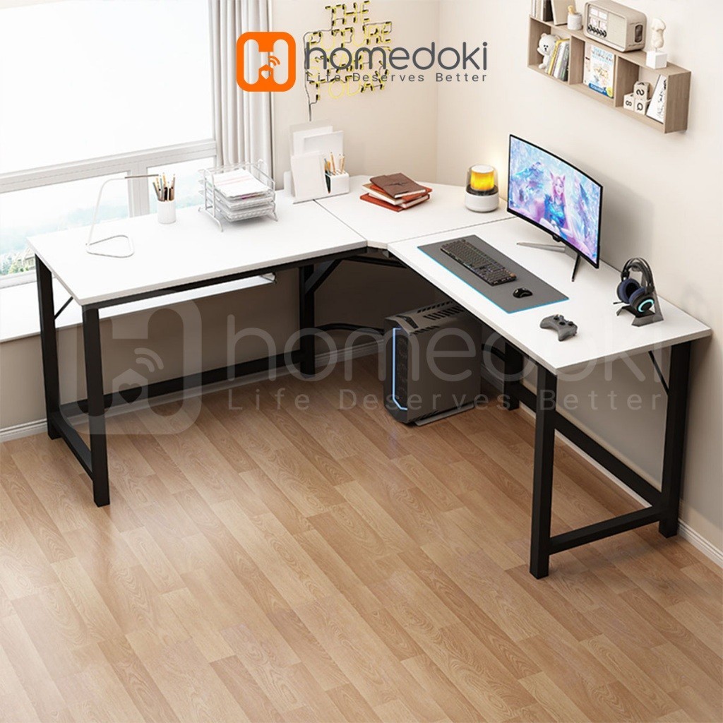 Jual Homedoki Meja Kerja L Meja Komputer Meja Kantor Meja Belajar