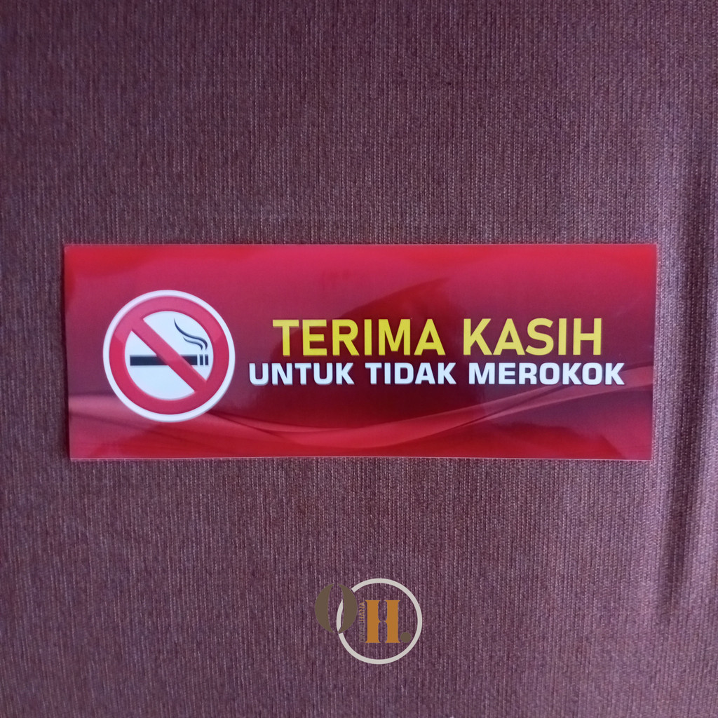 Jual Stiker Kawasan Tanpa Rokok Stiker Terima Kasih Tidak Merokok