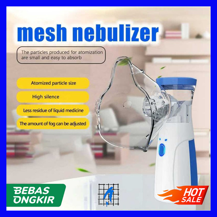 Jual Alat Terapi Pernapasan Inhaler Nebulizer Uap Batuk Pilek | Shopee ...