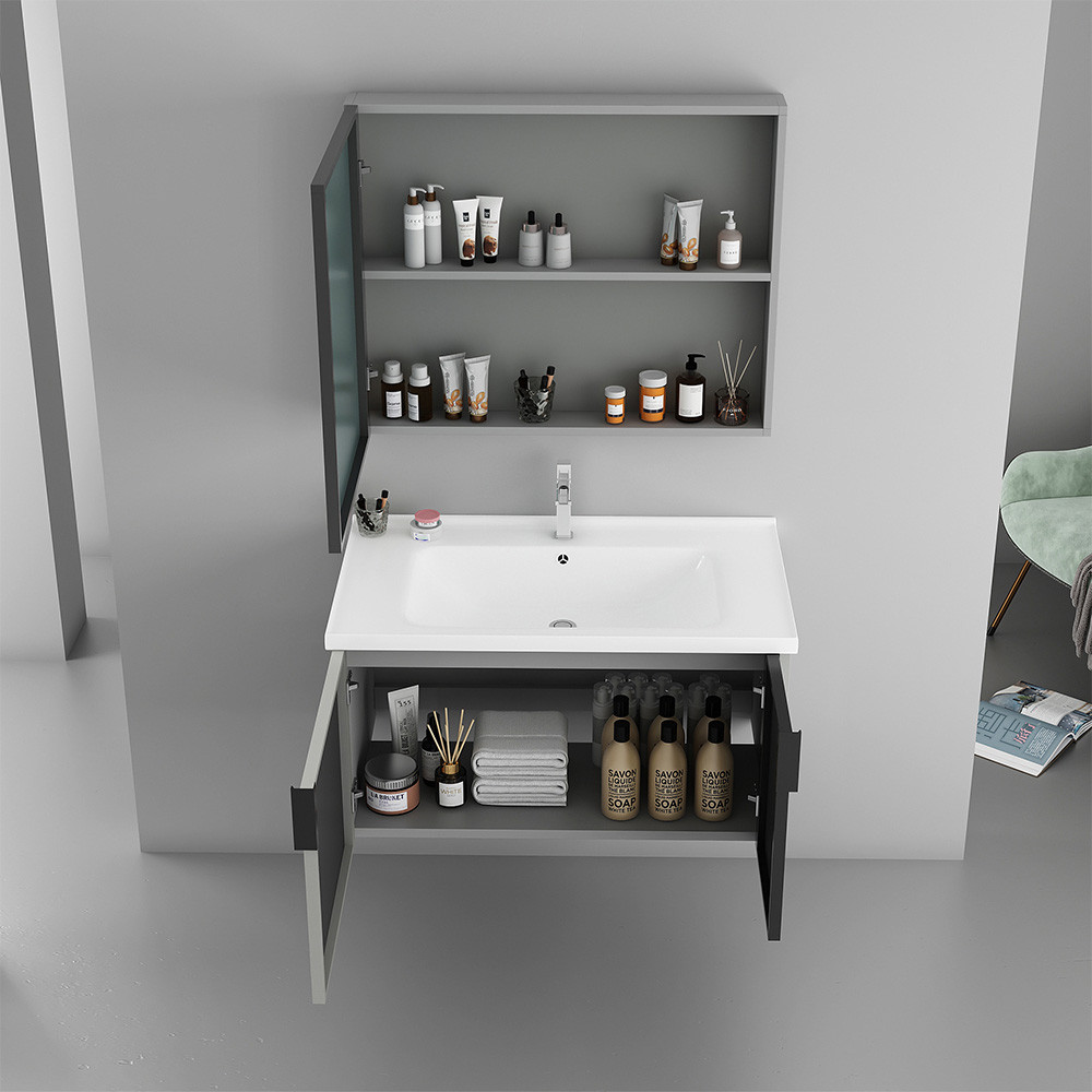 Jual Informa Darian Set Kabinet Kamar Mandi - Abu-Abu Organizer ...