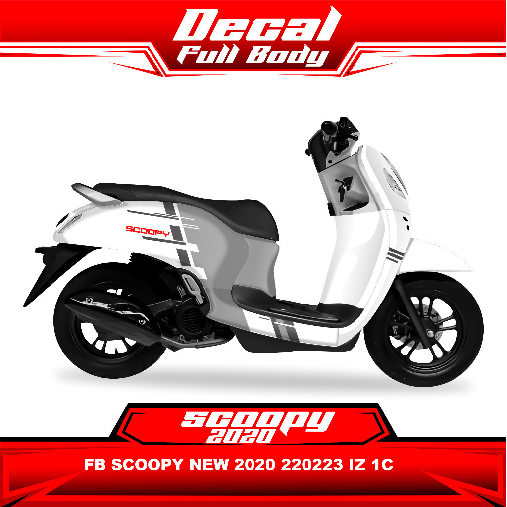 Jual Stiker Sticker Decal Honda Scoopy New 2020 220223 IZ 1 | Shopee ...