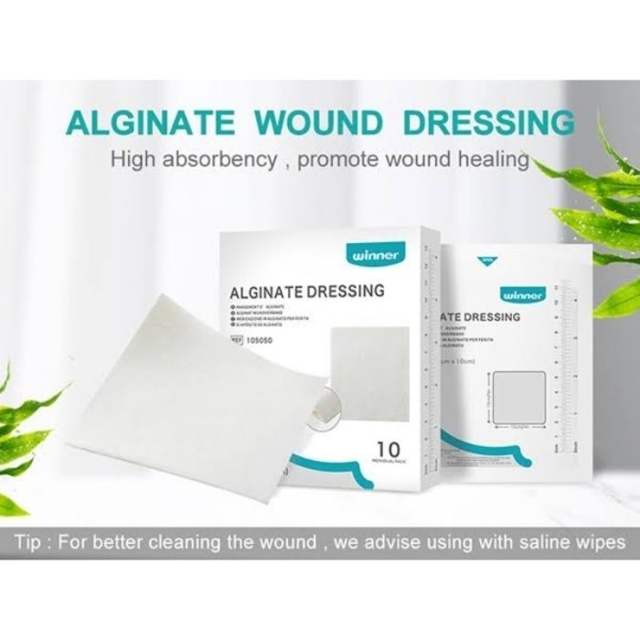 Jual Winner Alginate Wound Dressing Calcium 10 x 10cm / Cutimed Luka 1 ...