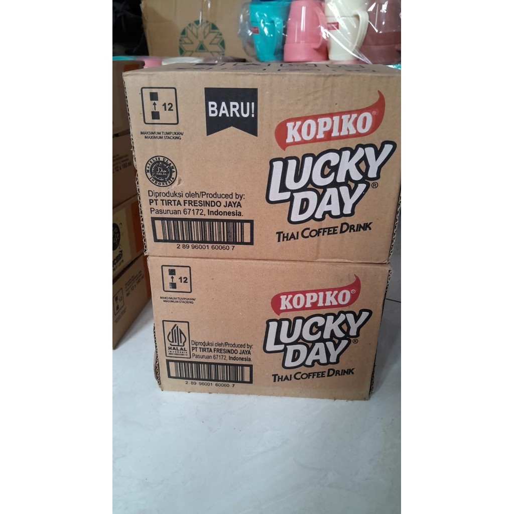 Jual Kopiko Lucky Day Thai Coffee Drink 180 ml | Shopee Indonesia