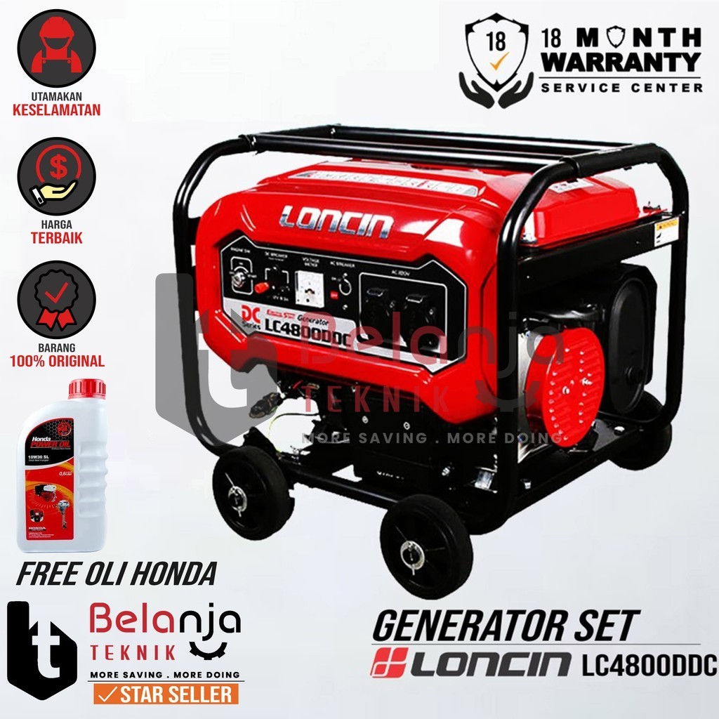 Jual Mesin Genset Loncin Watt Lc Ddc Generator Set Shopee