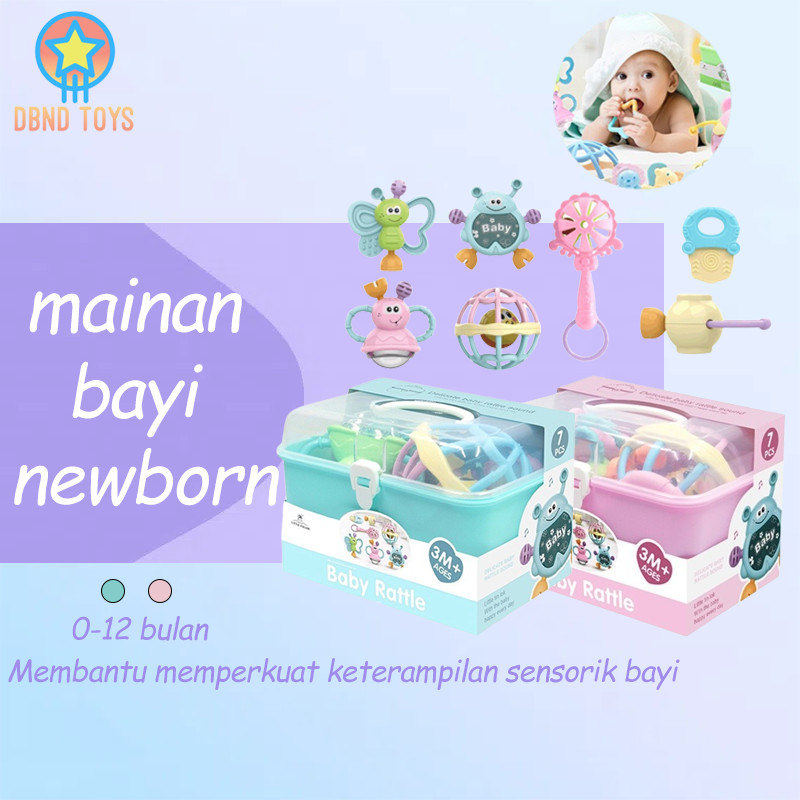 Jual Mainan Bayi Gigitan Gel BPA Free Mainan Rattle Bayi Cocok untuk