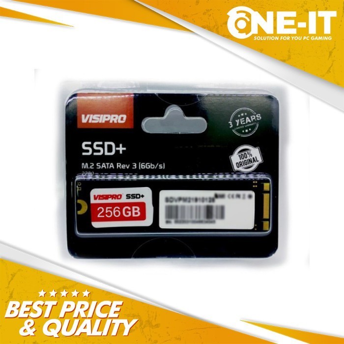 Jual Visipro SSD+ M.2 SATA 256 GB SSD 256GB | Shopee Indonesia