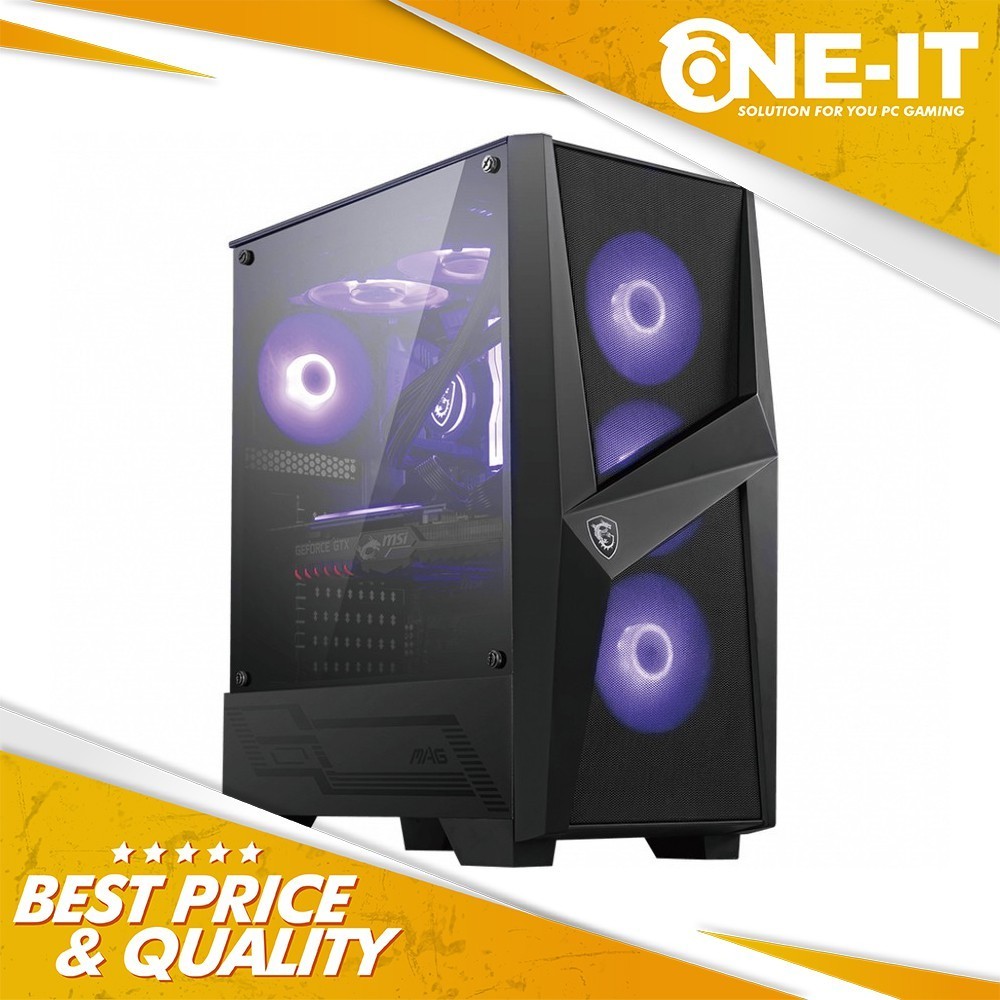 Jual CASING MSI MAG FORGE 101M - ATX GAMING CASE 4 FAN ARGB | Shopee ...