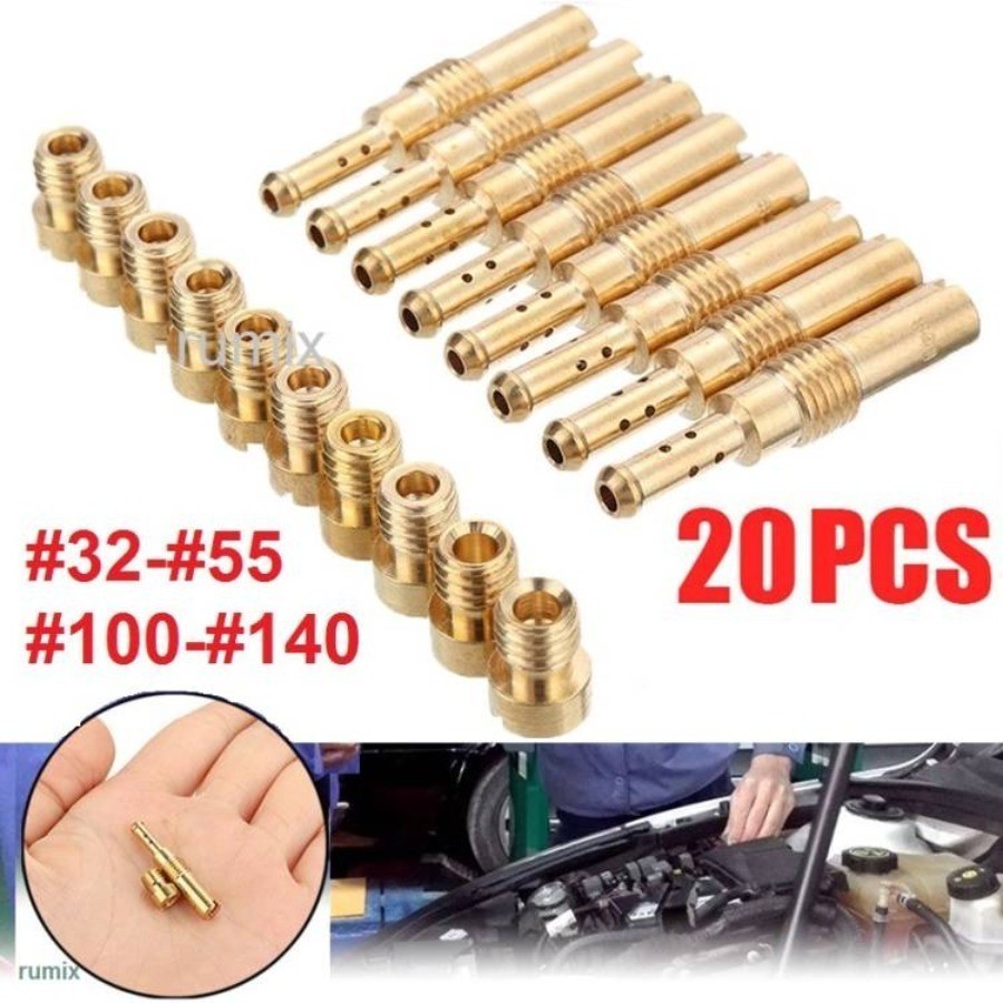 Jual 20pcs mainjet pilot/ Main jet PE PWL KLX D-Tracker- Set Mainjet ...