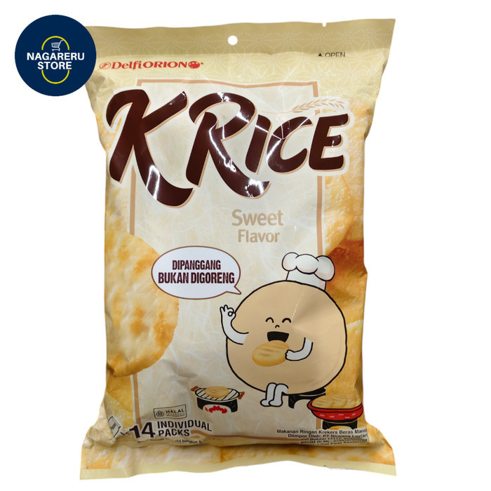 Jual Delfi orion krice sweet flavor 151 gr isi 14 packs (makanan ringan ...
