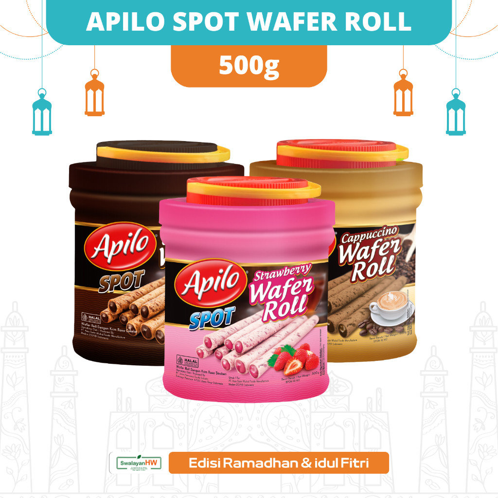 Jual APILO SPOT WAFER ROLL 500g l ED 01 2026 | Shopee Indonesia