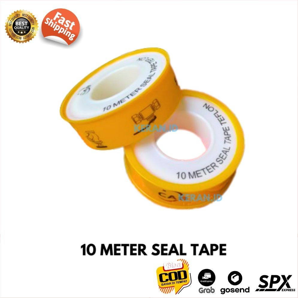 Jual Isolasi Ledeng Teflon Sealtape Seal Tape Isolasi Kran Pipa Ukuran Mm X Selotip Solasi