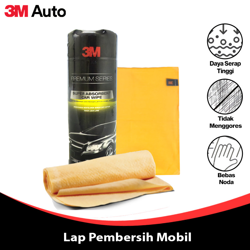 Jual 3M Auto Lap Kanebo Dan Kain Pengering Chamois And Microfiber ...