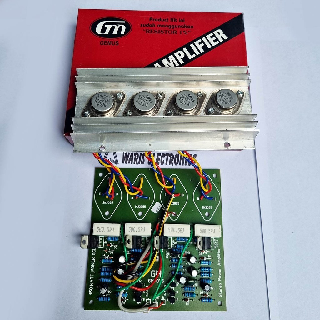 Jual kit power ampli amplifier 150W Watt JENGKOL OCL STEREO GM036