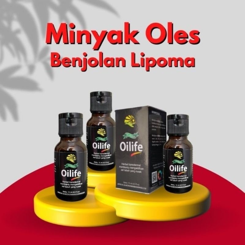 Jual Minyak Oles Oilife Herbal Menghilangkan Benjolan Lifoma Lipoma