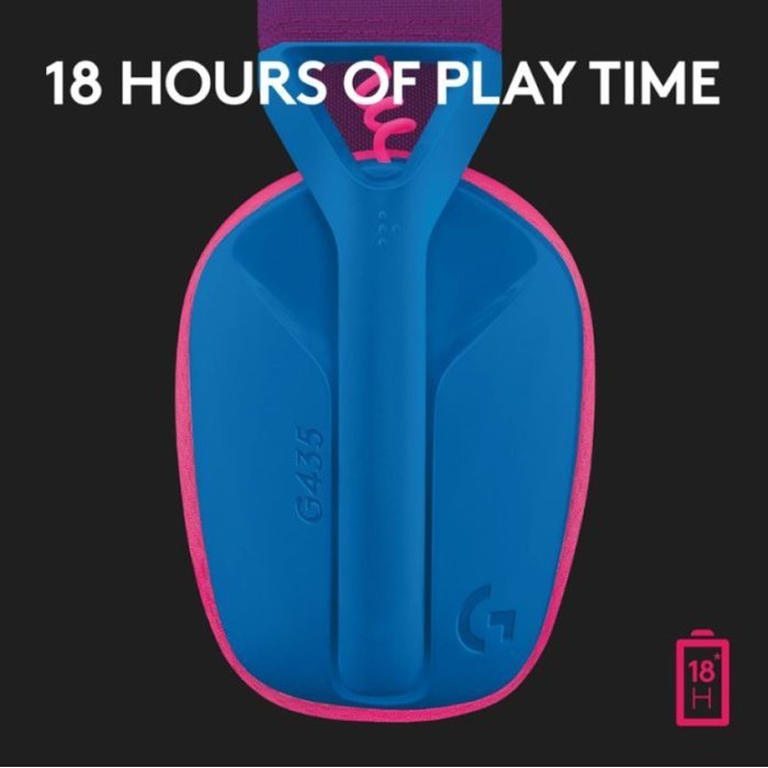 Jual Ratg LOGITECH G435 Lightspeed Wireless Gaming Headset for PC,PS4 ...