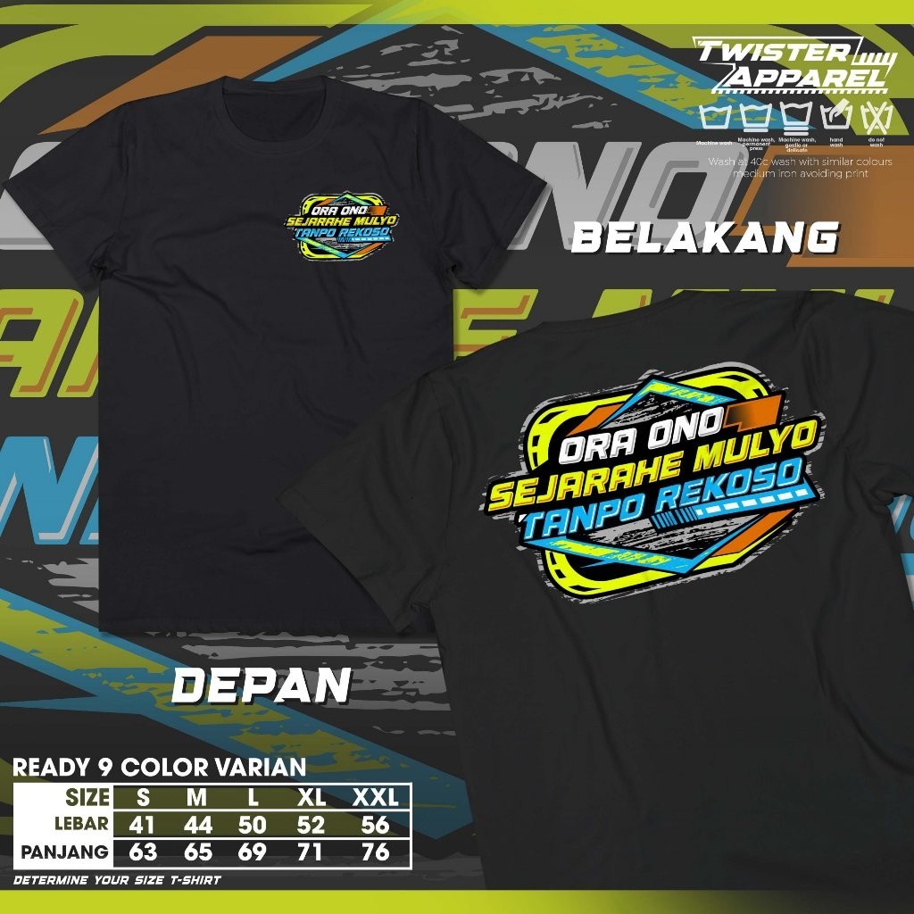 Jual Kaos Kaos Team Rojokoyo Ora Ono Mulyo Tanpo Rekoso Tshirt Racing ...