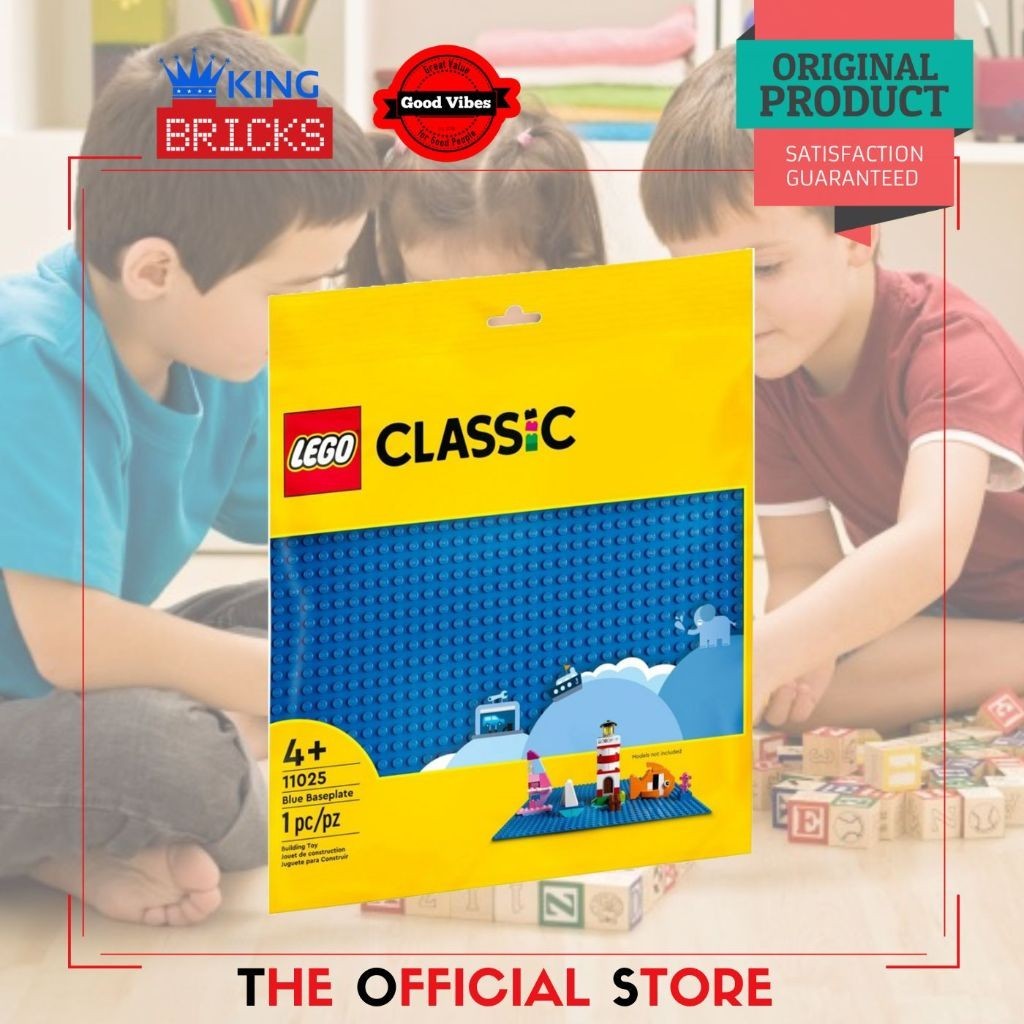 Jual ShenToys Mainan Anak LEGO Original CLASSIC 11025 Blue Baseplate ...