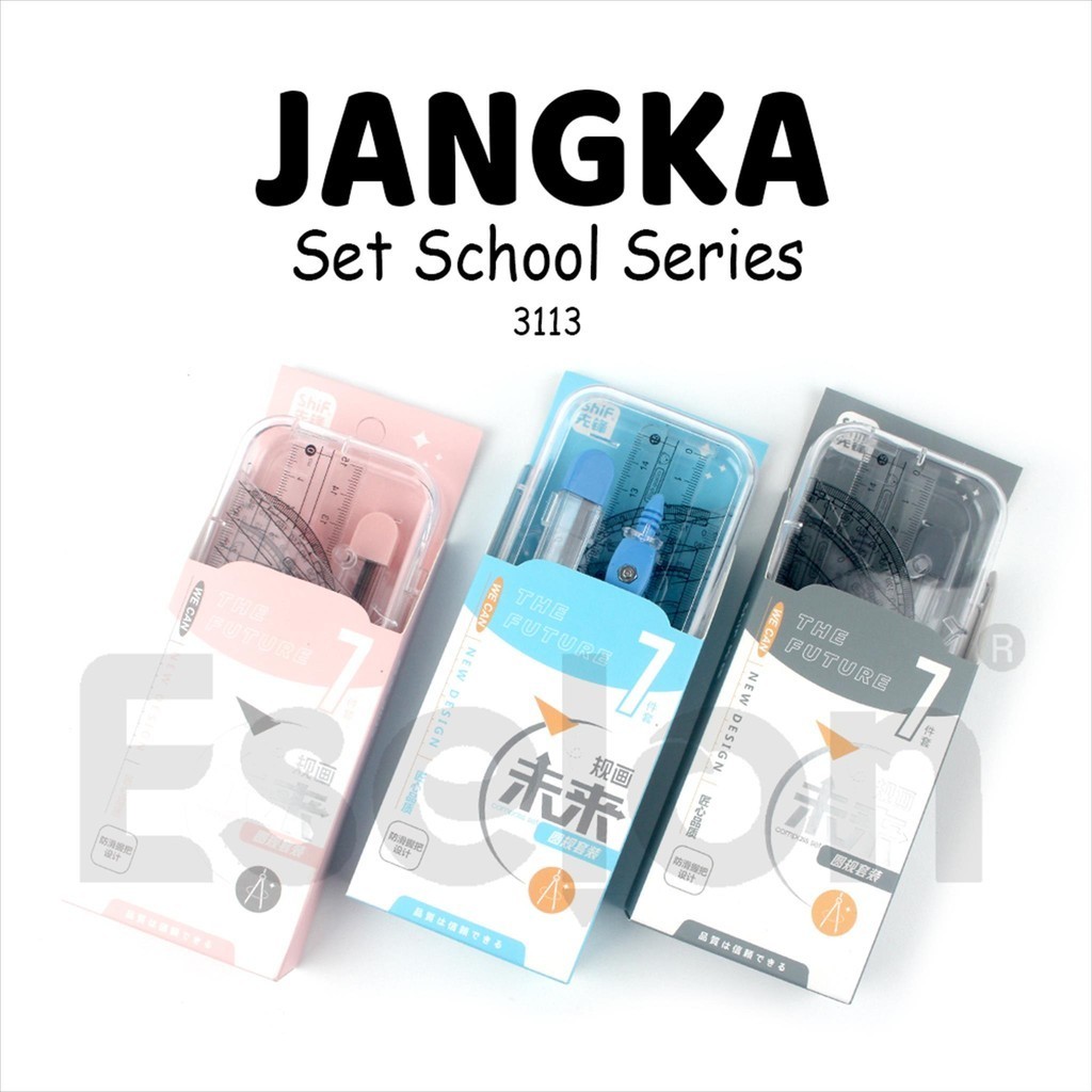 Jual Jangka Penggaris Set Office Jangka Set Shopee Indonesia