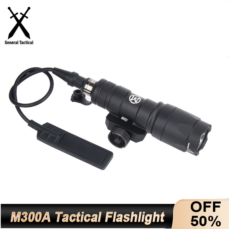 Interrupteur Tactique WADSN HotButton Pour Lampe M300 - Compatible Keymod/Mlok - Métal
